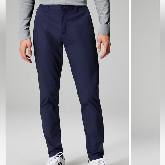 NEW FABLETICS THE HIGH SIDE CHINO SLIM FIT IN DEEP NAVY SIZE: 30x30